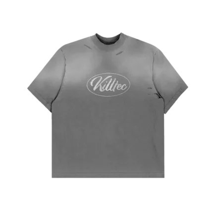 Grey Washed Rhinestone Tee