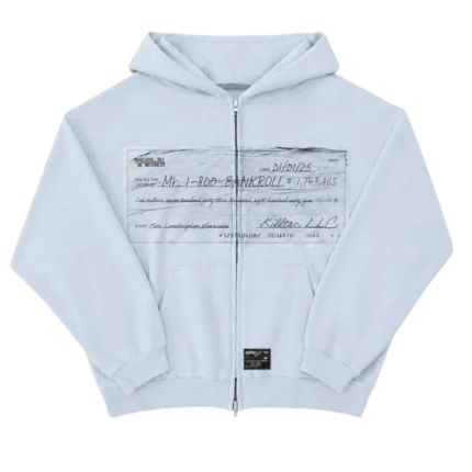 Killtec Black Bankroll Zip Up Hoodie Blue