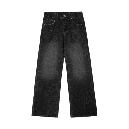 Killtec Black Leopard Denim Jeans