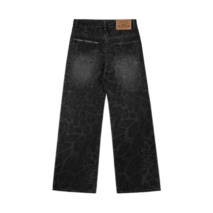 Killtec Black Leopard Denim Jeans f